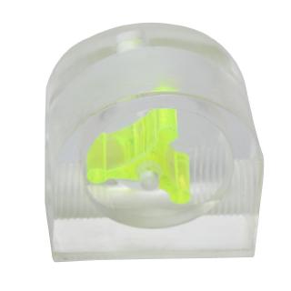 [rememberme]1pc Acrylic Semicircle 2 Way Flow Meter Indicator Port for PC Water Cooling Flow Meter