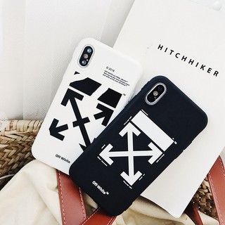 Ốp điện thoại TPU mềm in hình mũi tên cá tính cho iPhone11pro max 7Plus 8 8plus X XR XMAX