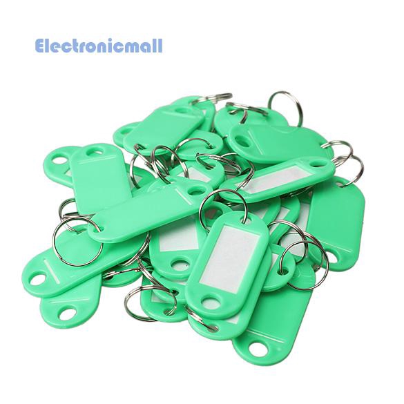 Set 100 Móc Khóa Nhựa Ghi Thông Tin Cá Nhân