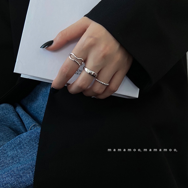 Set Nhẫn Ba Món Phong Cách Retro Thời Trang 19A1054