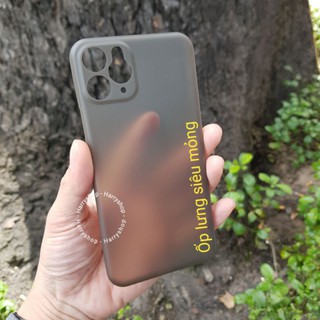Ốp lưng lụa Iphone 11 Pro Max hiệu Benks siêu mỏng 0.4 mm màu xám