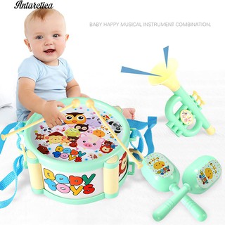 Bộ 6 nhạc cụ gõ và kèn thú vị dễ chơi cho bé
