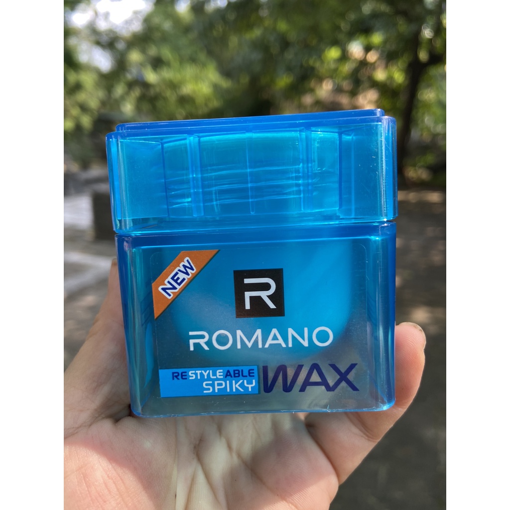 SÁP TẠO KIỂU TÓC GIỮ NẾP SIÊU CỨNG ROMANO RESTYLEABLE SPIKY WAX 68G