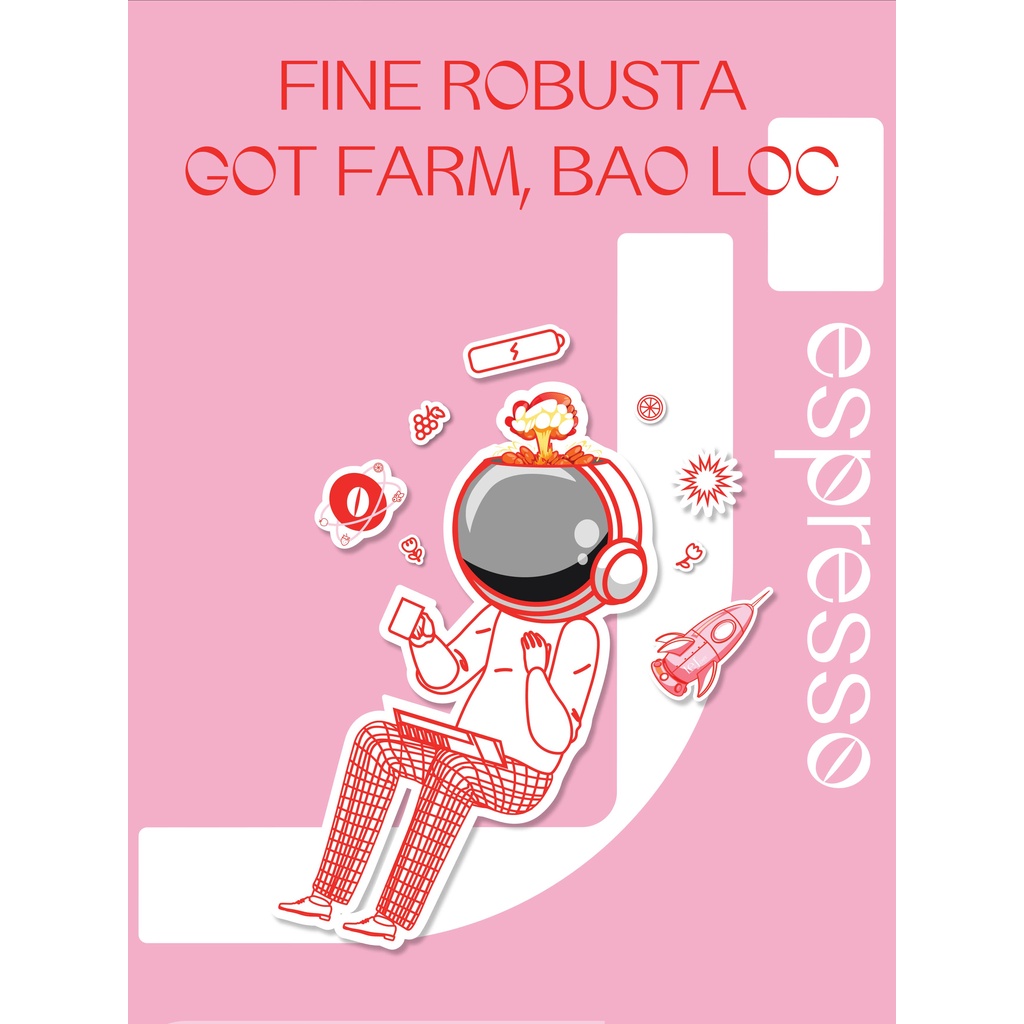 Cà phê rang xay 100% Fine robusta Special natural GOT – Bao Loc (xay sẵn /nguyên hạt) | BigBuy360 - bigbuy360.vn