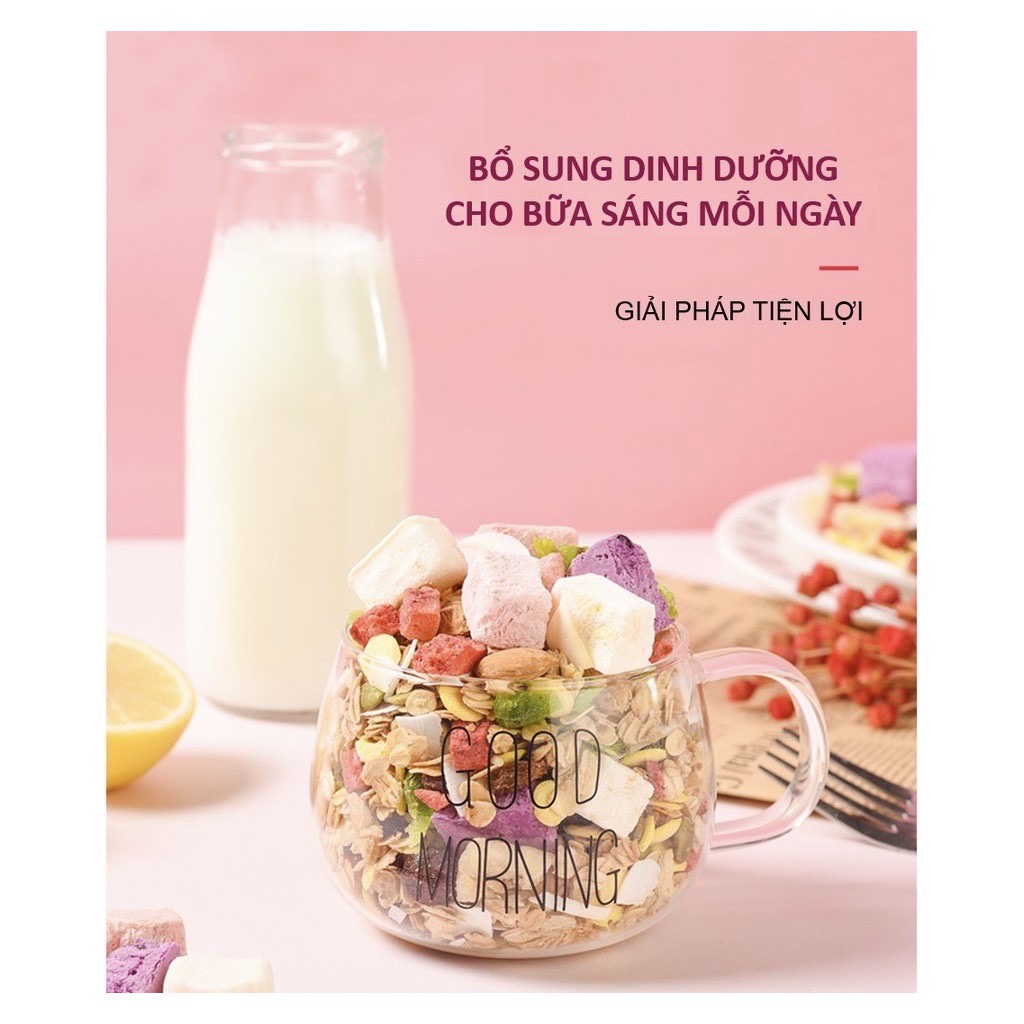 [SẴN] Ngũ Cốc Sữa Chua Mix Hoa Quả Dinh Dưỡng , Ngũ Cốc Meizhou