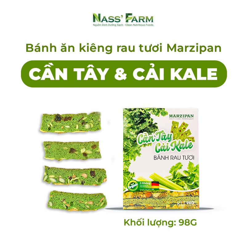 [COMBO 3 VỊ] Thanh ăn kiêng Marzipan không đường hỗn hợp hạt và RAU CỦ QUẢ ORGANIC Cao cấp