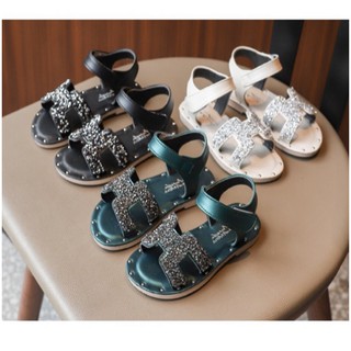 💛️freeship🚛 sandal bé gái đính đá chữ h 20779