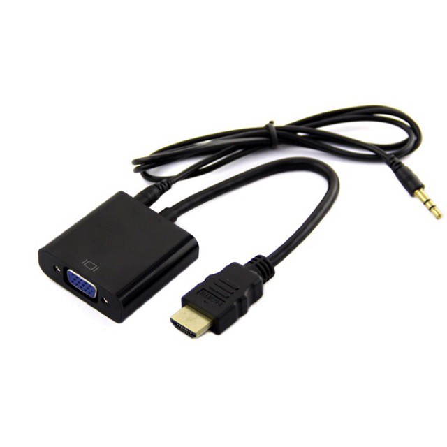 Cable chuyển Hdmi ra Vga có ngõ audio và không ngõ audio