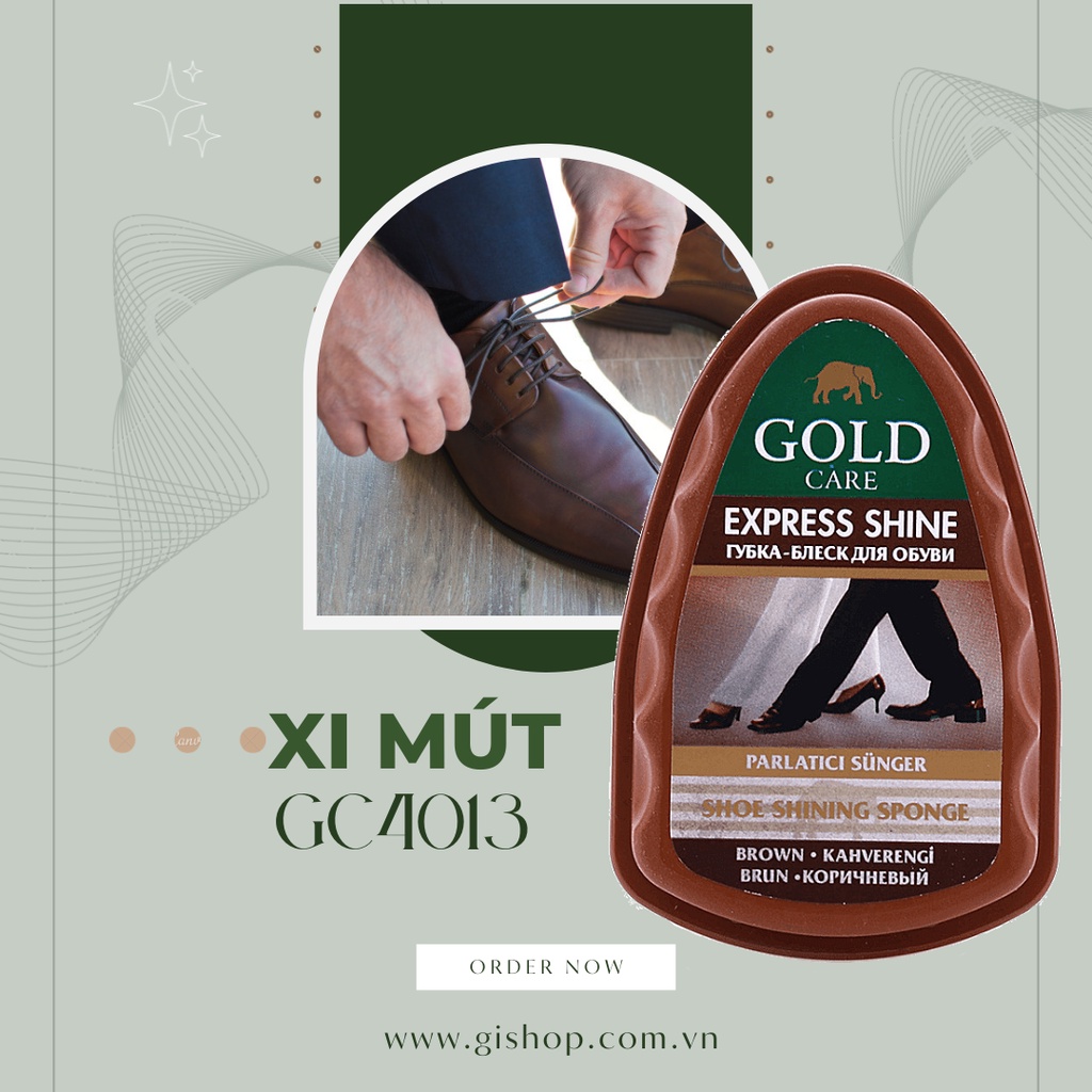 Xi Mút Đánh Bóng Da, Giày GoldCare GC4013