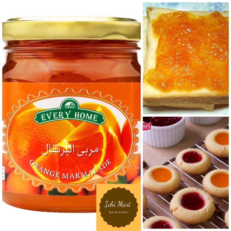 Mứt cam Every Home 240g,Dùng để làm nhân bánh,bánh cupcake,phết bánh mì