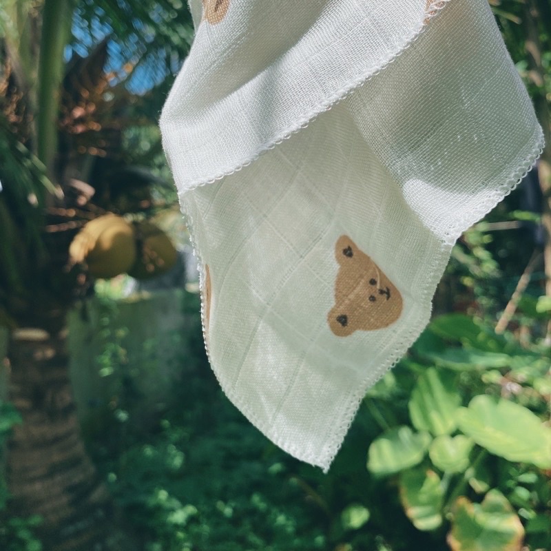 Set 10 khăn sữa xô sợ tre cho bé