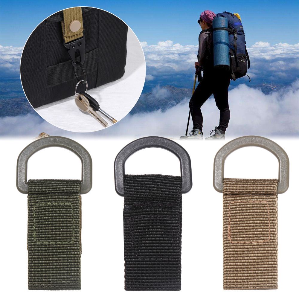 Móc Khóa Dây Nylon Bền Bỉ Nhỏ Gọn Đa Màu Sắc Dành Cho Hoạt Động Thể Thao Ngoài Trời