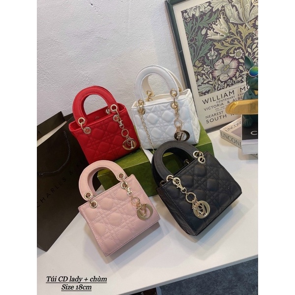 Túi xách cầm tay mini diòrlady
