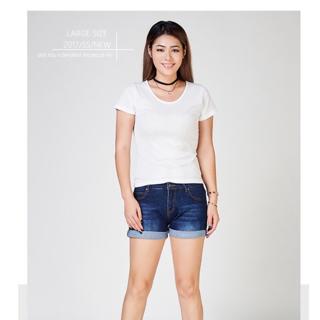 Quần short jean size ngoại cỡ cho người béo mập size 60-100kg
