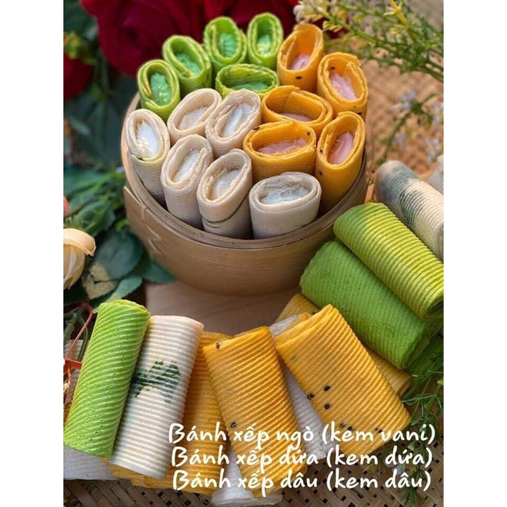 BÁNH XẾP KEM 3 VỊ