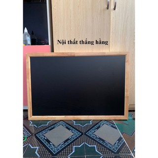 Bảng đen viết phấn khung gỗ