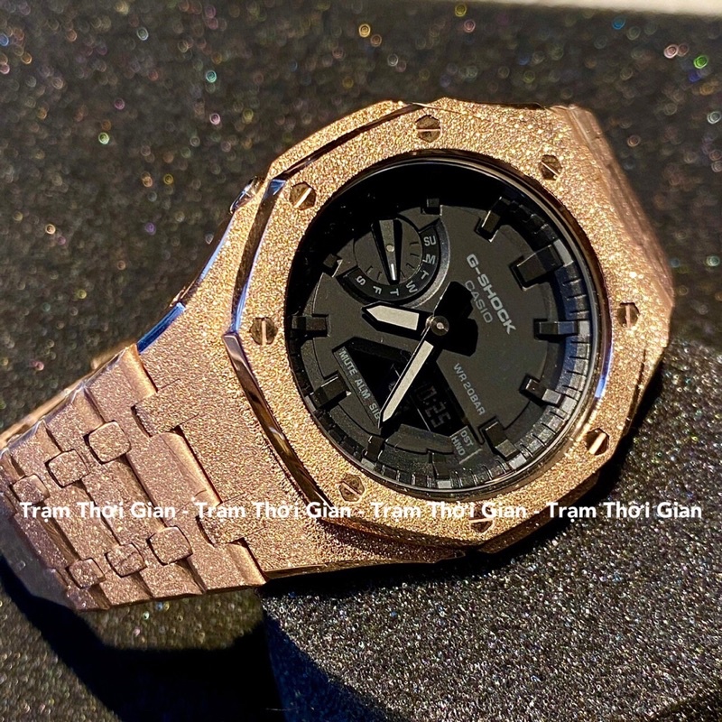 Đồng hồ nam Casio G-shock GA-2100-1A1 Custom vỏ ánh tuyết mới ra mắt