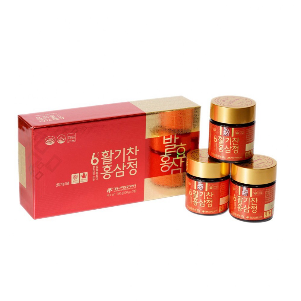 Cao Hồng Sâm Lên Men Cô Đặc Daedong Hàn Quốc Hộp 100g x 3 Lọ
