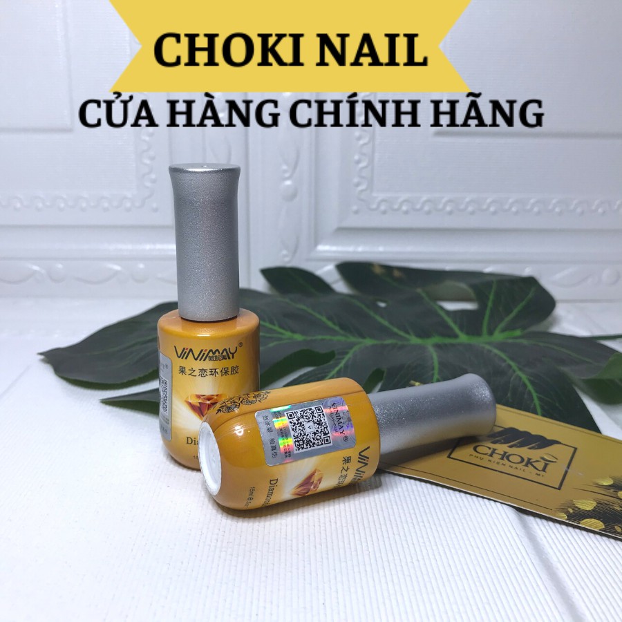 Top cường lực vinimay chính hãng siêu bóng siêu bền, Sơn gel bóng có độ bền cho móng gấp 2 lần những loại top thường