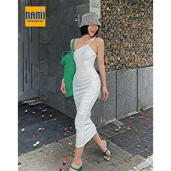 ( HÀNG CHUẨN ĐẸP ) Đầm Ôm Body Lệch Vai Đơn Giản Nổi Bật Gợi Cảm Sexy - ATNU028