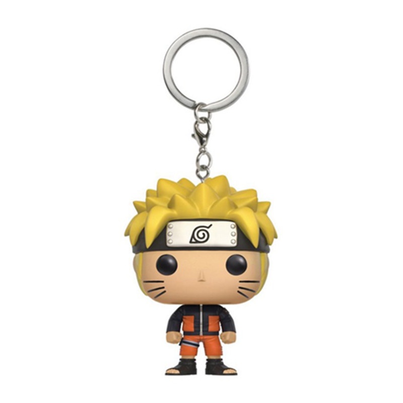 1 Móc Khóa Mô Hình Nhân Vật Uzumaki Naruto Funko POP Bằng PVC