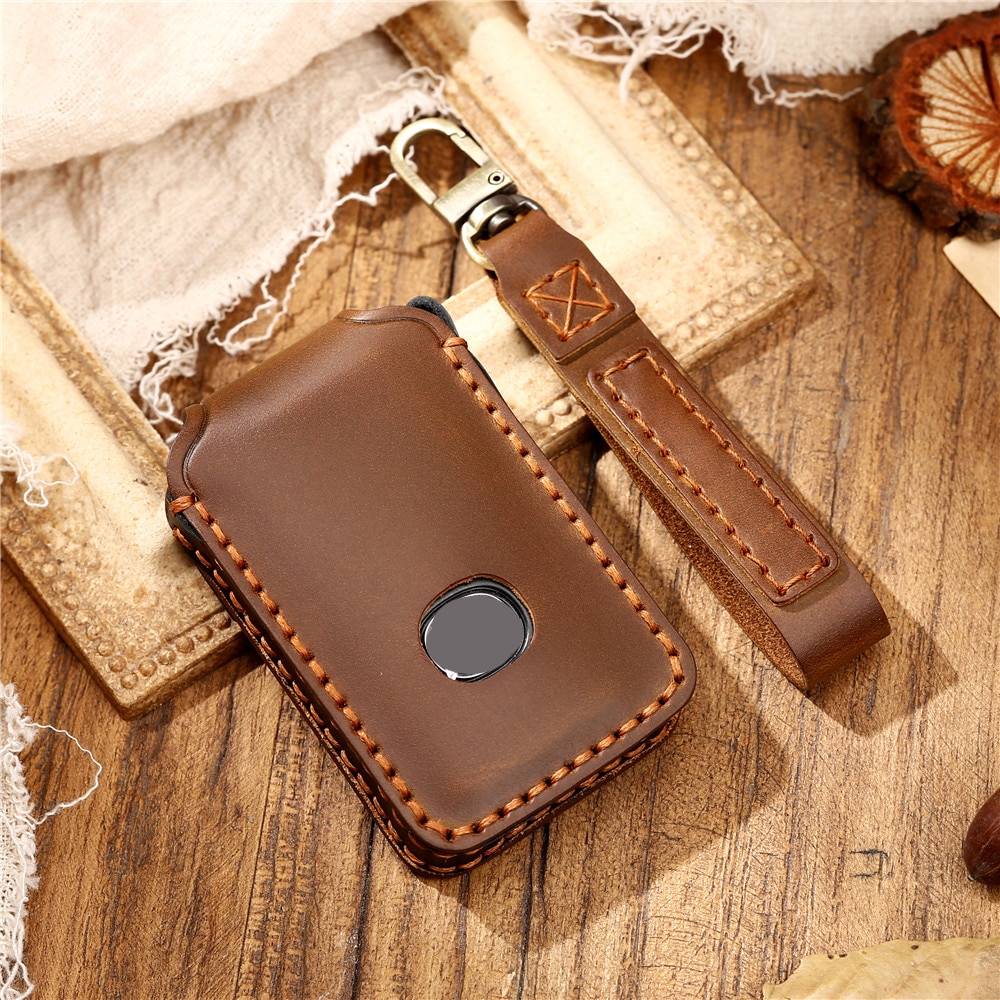 Vỏ bọc chìa khoá thông minh từ xa bằng da thật cho Mazda 3 Axela CX30 CX4 CX5 CX8 2020