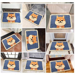 Thảm chùi chân hoạ tiết chó dễ thương