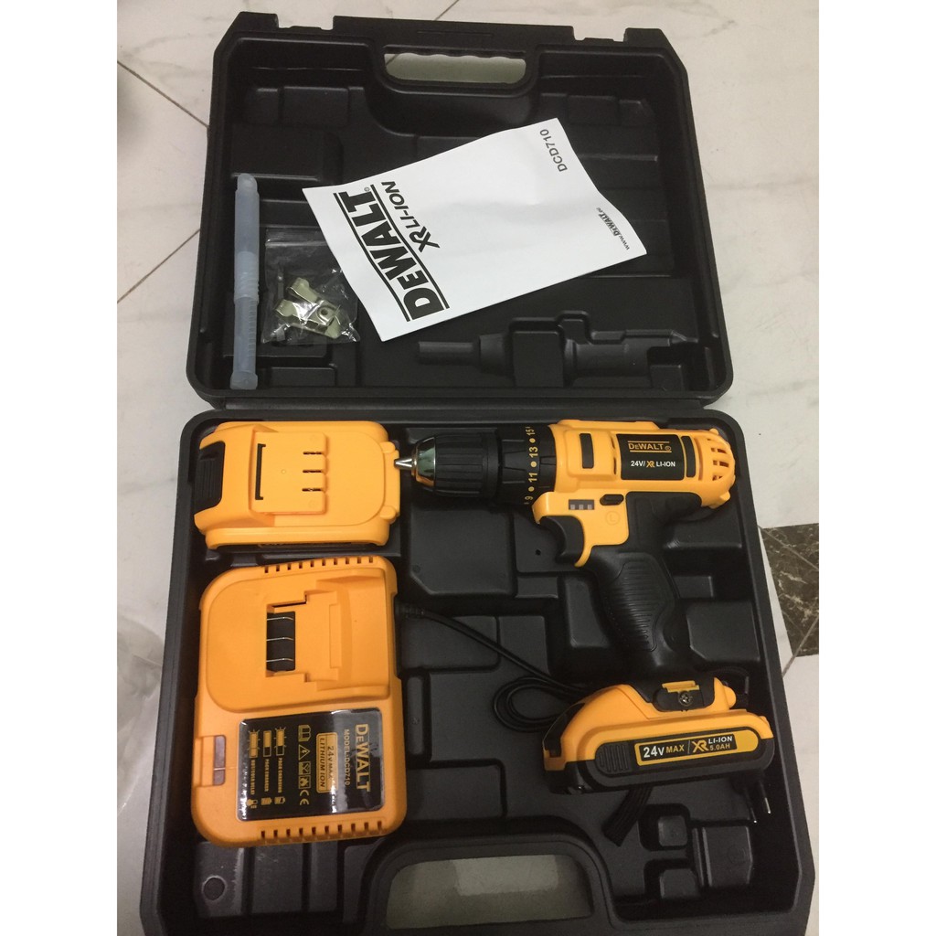 Máy Khoan Pin Dewalt 24V Có Búa New