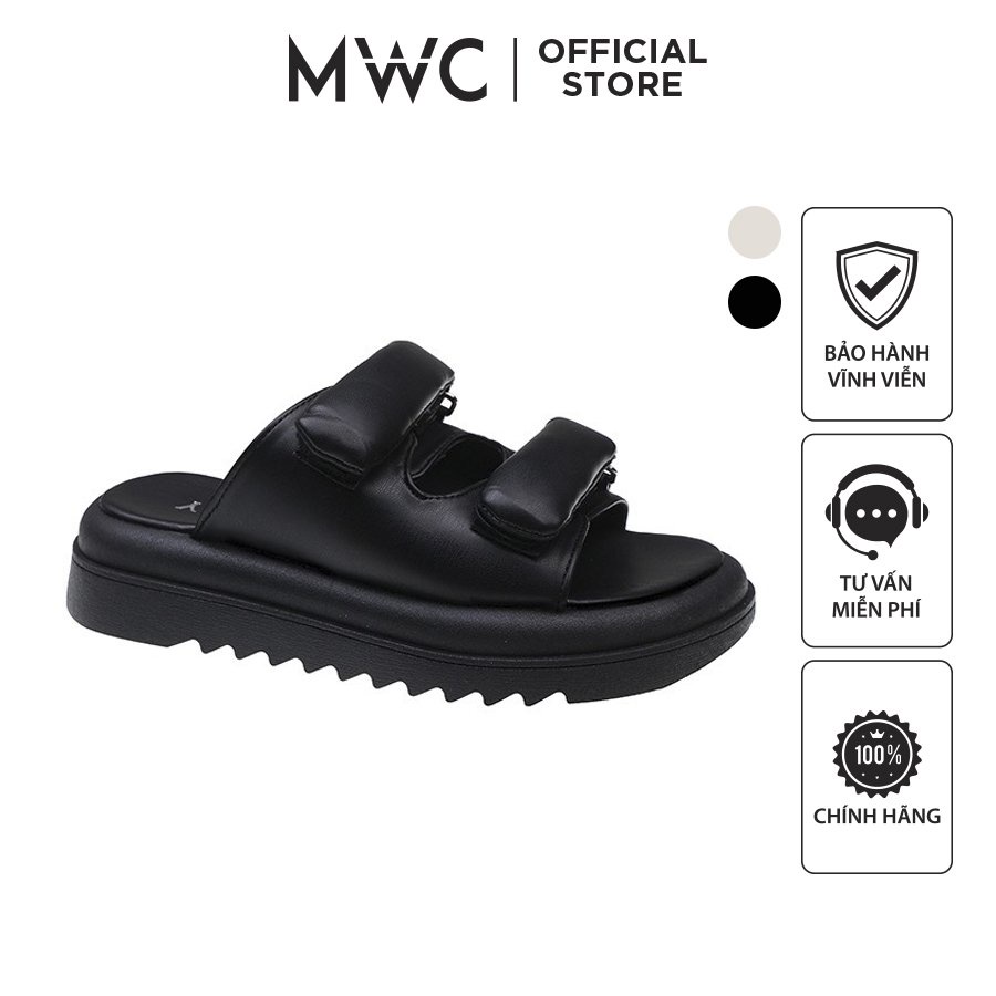 Dép MWC 8235 - Dép Nữ Quai Ngang Đế Bánh Mì 5cm Siêu Êm Trẻ Trung Thanh Lịch