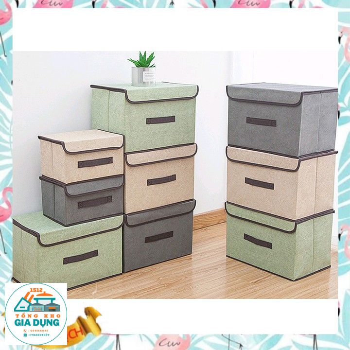 Hộp Vải Đựng Đồ Tiện Lợi, Thùng Đựng Quần Áo, Hộp Đựng Quần Áo Khung Thép Đa Năng 88188