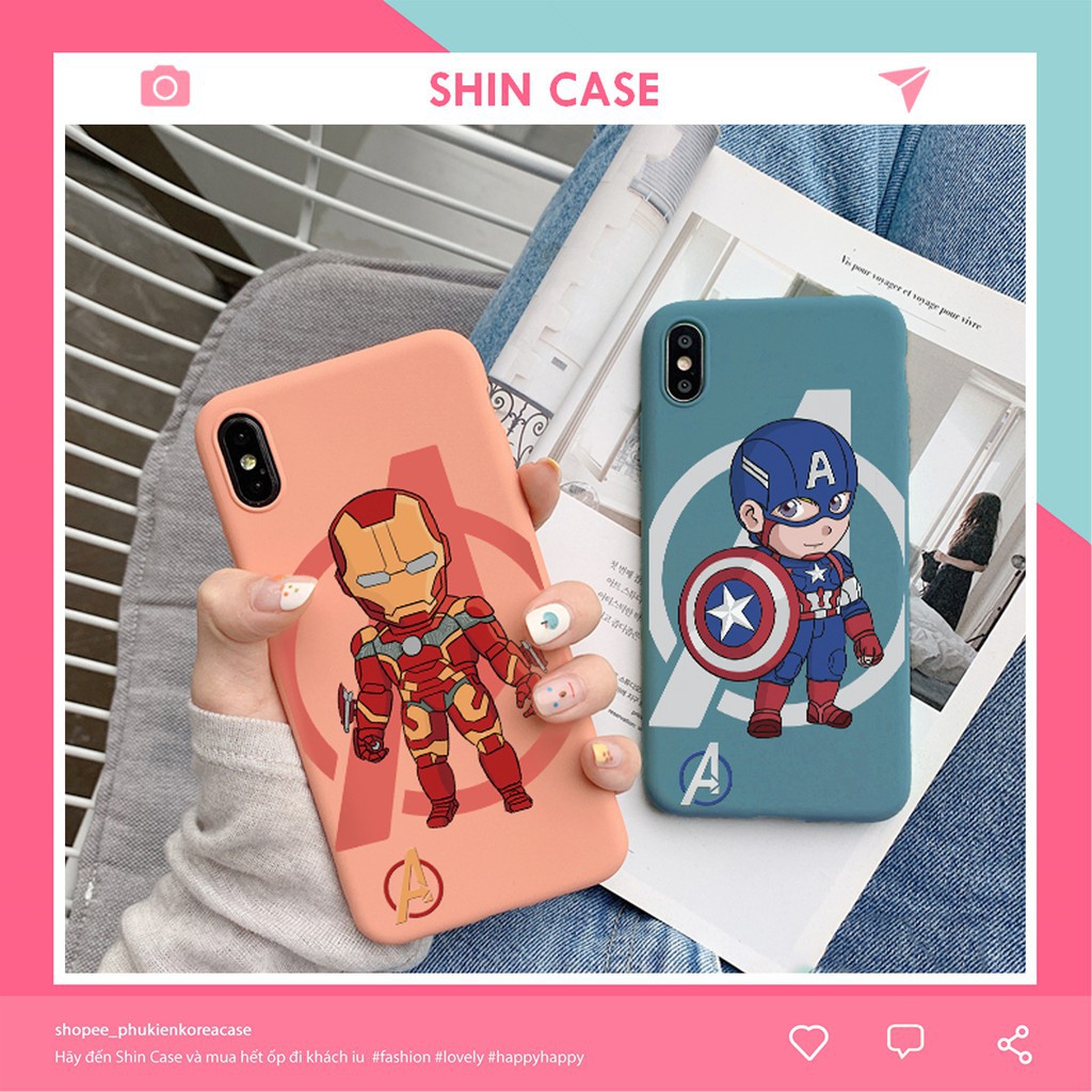 Ốp lưng iphone Siêu anh hùng TPU trơn dẻo mềm 5/5s/6/6plus/6s/6splus/7/7plus/8/8plus/x/xr/xs/11/12/pro/max/plus/promax | BigBuy360 - bigbuy360.vn