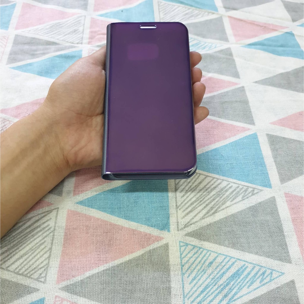 Bao Da Clear View Standing Samsung S9 Plus