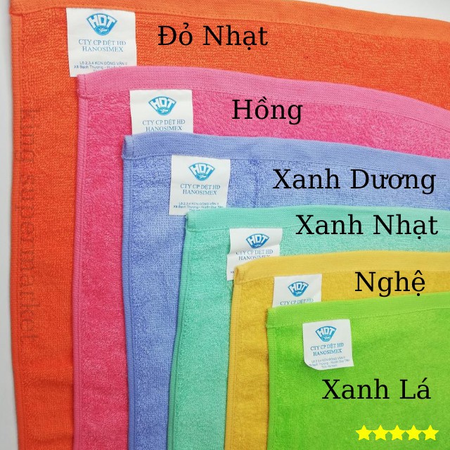 [Công Ty Dệt] Khăn Mặt Hanoximex Chuẩn Đẹp