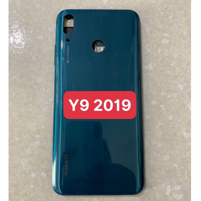bộ vỏ zin hãng huawei y9/2019 (gồm:lưng,sườn,phím bấm)