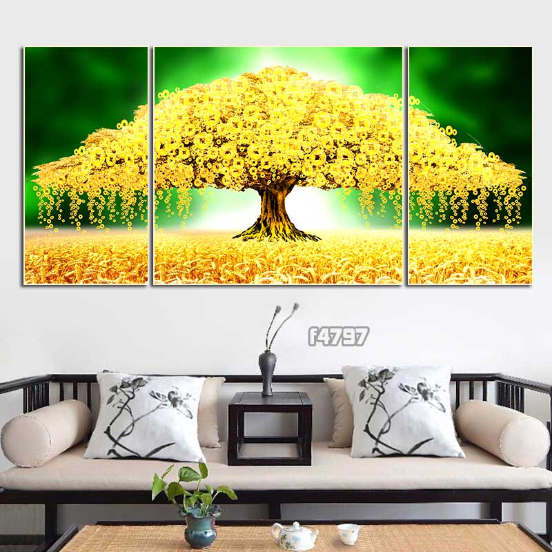 Tranh Tráng Gương , Tranh Laminate Cao cấp, Tranh Phòng Khách Khổ Lớn.