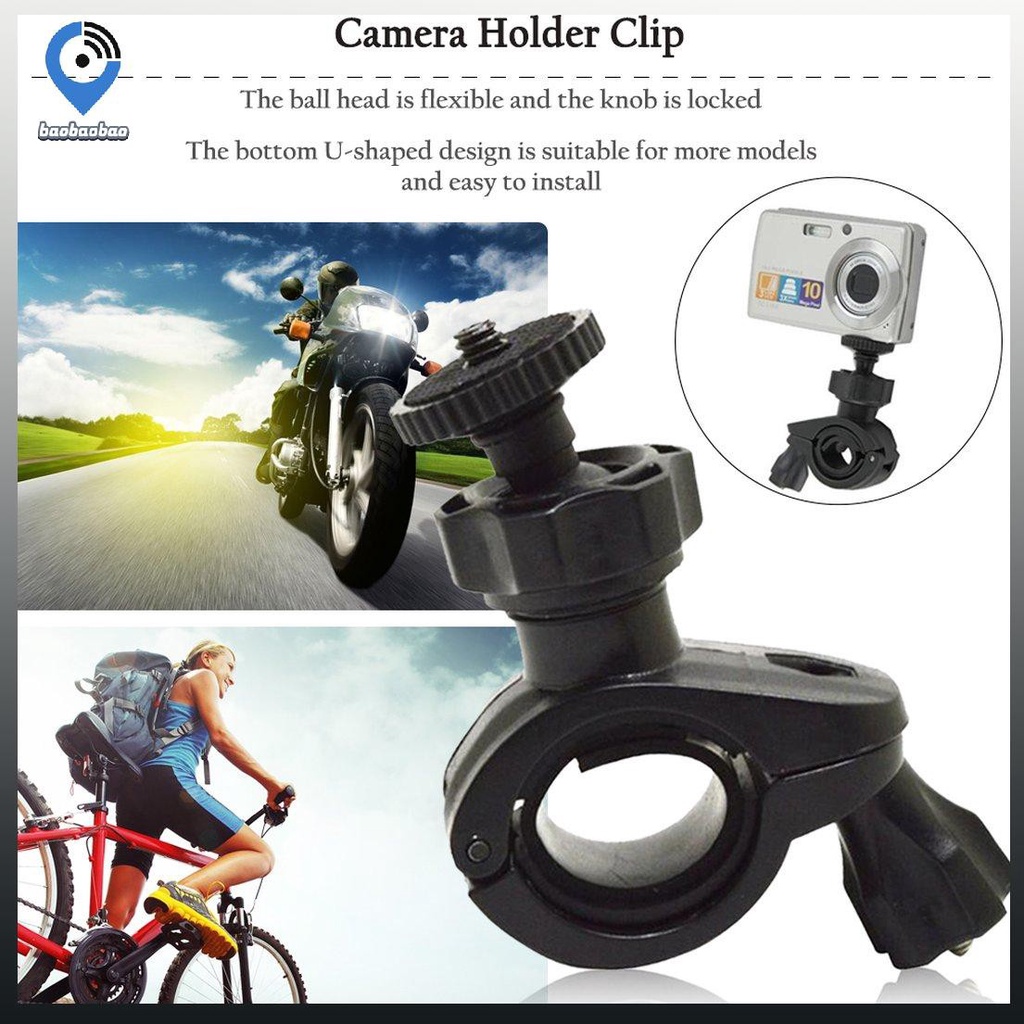 Giá Đỡ Camera Go Pro Hero Gắn Xe Đạp/ Xe Máy Tiện Dụng