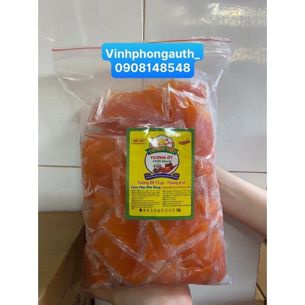Tương ớt gói Tương Việt 15g x 1 x 100goi