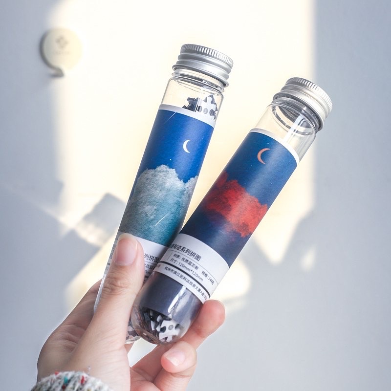 Bộ Tranh Ghép Hình Mini 144 Mảnh Hoàng Tử Bé Và Asthetic Dạng Ống - Jigsaw Puzzles Mini 144pcs