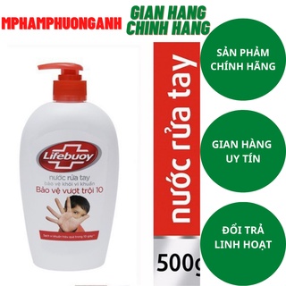 Nước rửa tay Lifebuoy bảo vệ vượt trội chai 500m