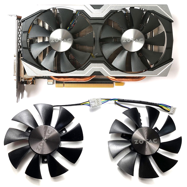 Quạt Tản Nhiệt Card Đồ Họa Cho ZOTAC GeForce GTX 1060 6GB AMP