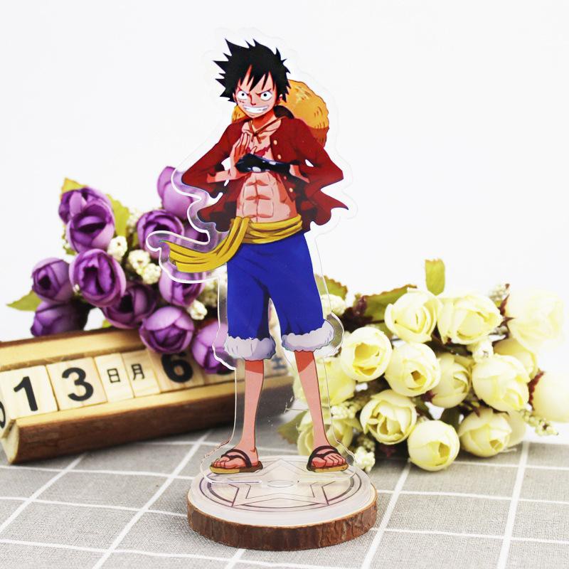 Standee One piece Luffy đảo hải tặc Tượng Acrylic Standee Anime mica chibi trang trí trưng bày mô hình