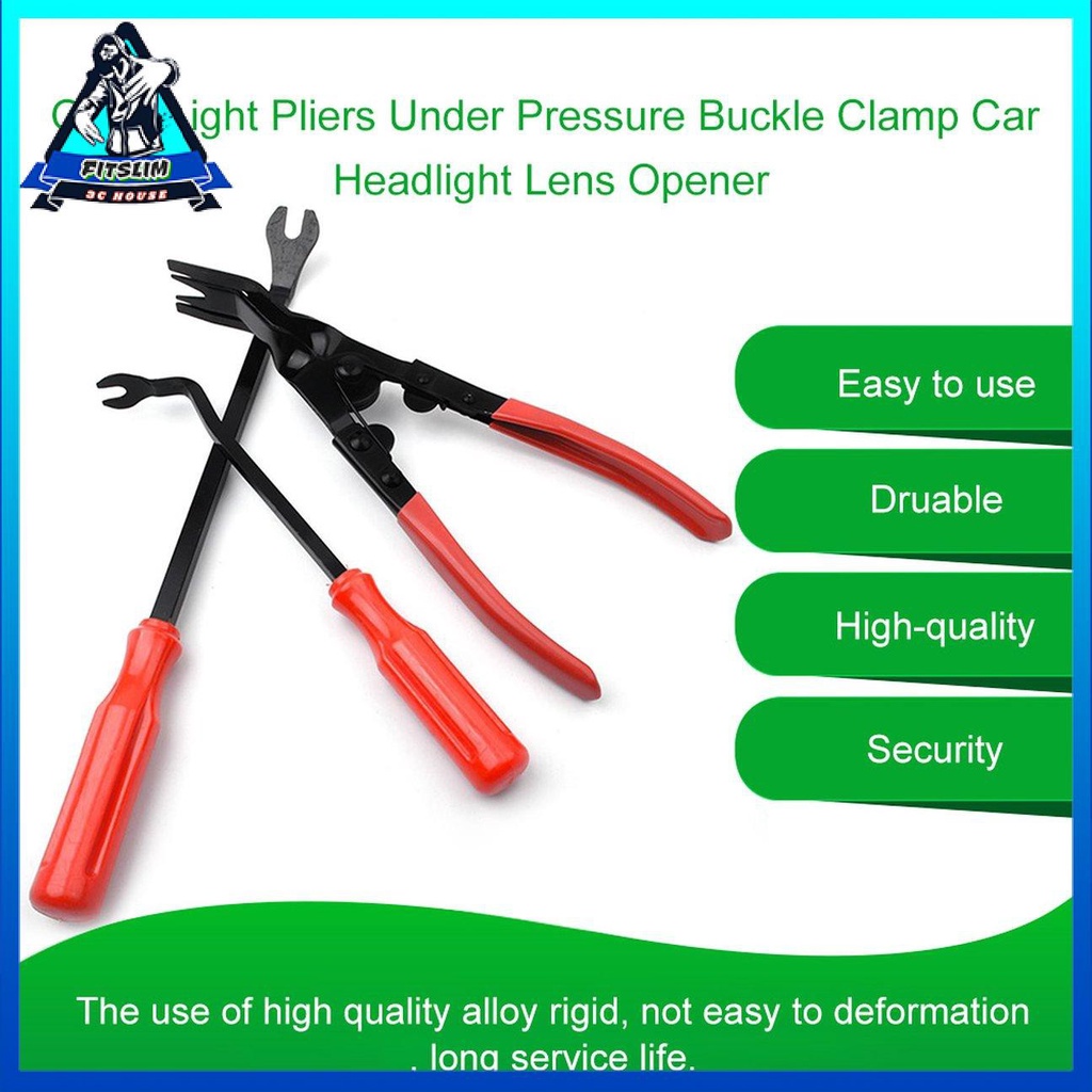 Mở kìm ánh sáng dưới khóa áp lực Kẹp đèn pha ô tô Mở ống kính