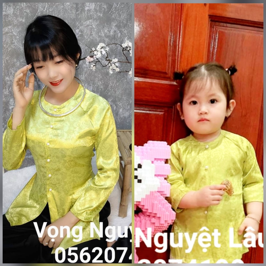 Set Bộ Bà Ba Mẹ Và Bé Gái