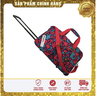 NOBLE Túi du lịch cần kéo họa tiết vải dù siêu nhẹ, chống thấm nước, dễ dàng vệ sinh vết bẩn