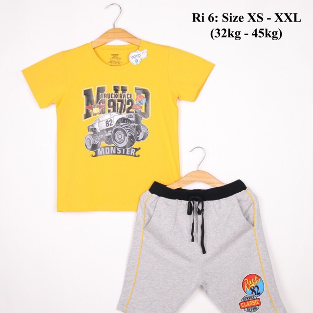 BỘ BÉ TRAI YOYO(25-43kg)