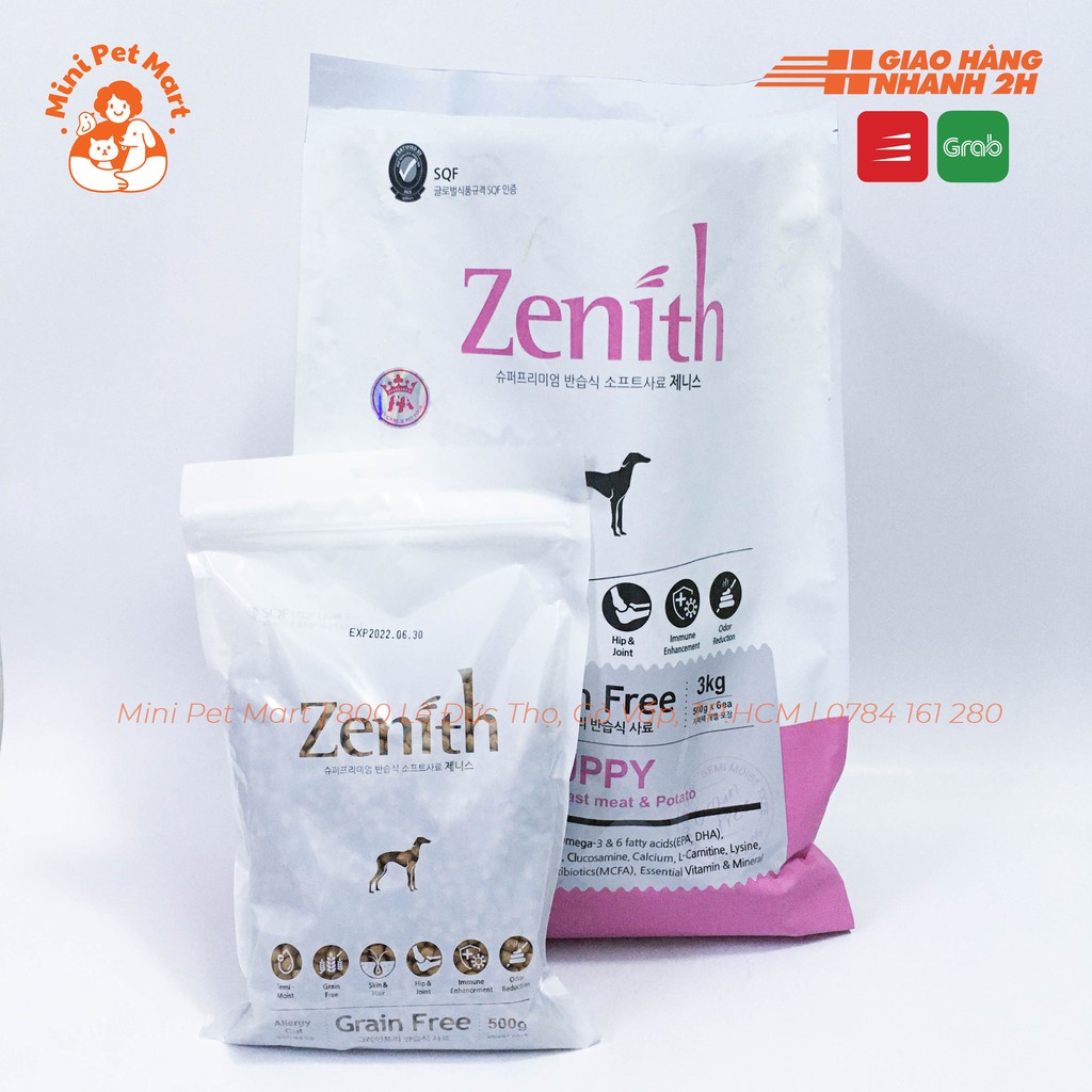 [1,2kg] Thức ăn hạt mềm cho chó con ZENITH 1,2kg - Vị thịt gà