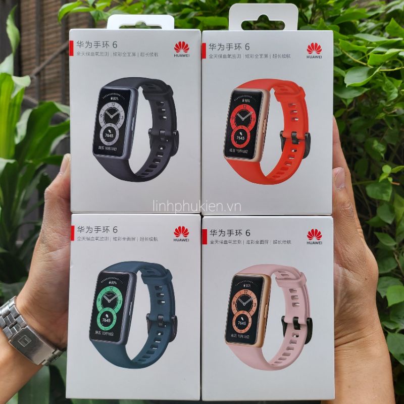 [Mã SKAMSALE03 giảm 10% đơn 200k] Vòng đeo tay sức khỏe Huawei Band 6 - Có sẵn Tiếng Việt