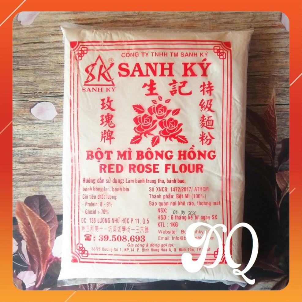 Bột mì Bông Hồng ĐỎ hiệu SANH KÝ - 1kg