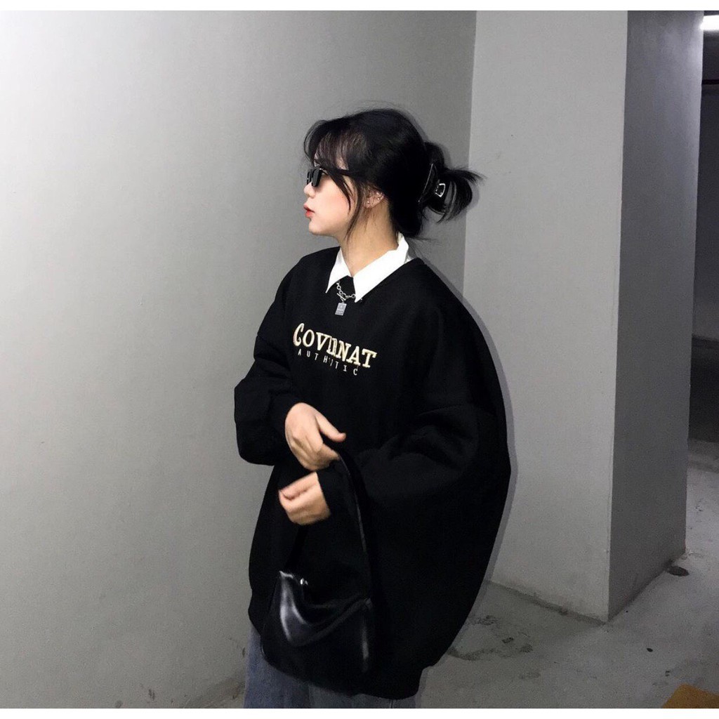 Áo sweater nam nữ Covernat phong cách, Áo nỉ bông ULZZANG form rộng Unisex Siêu Đẹp vải Dày Tomx AN12 | BigBuy360 - bigbuy360.vn