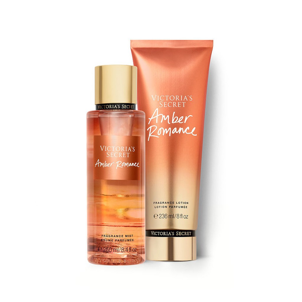 Sữa dưỡng thể Victoria Secret Amber Romance 236ml - 250ml- Siêu Thơm - Thẩm Thấu Nhanh